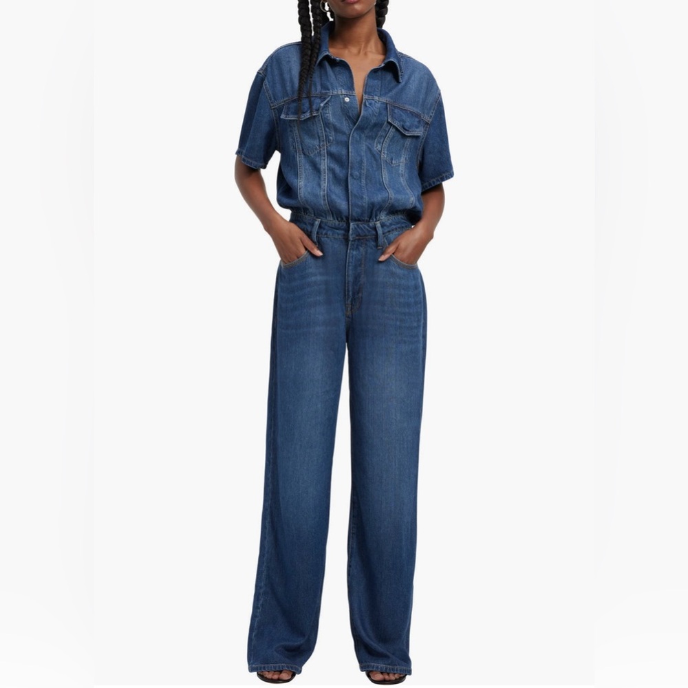 Good American Denim Jumpsuit